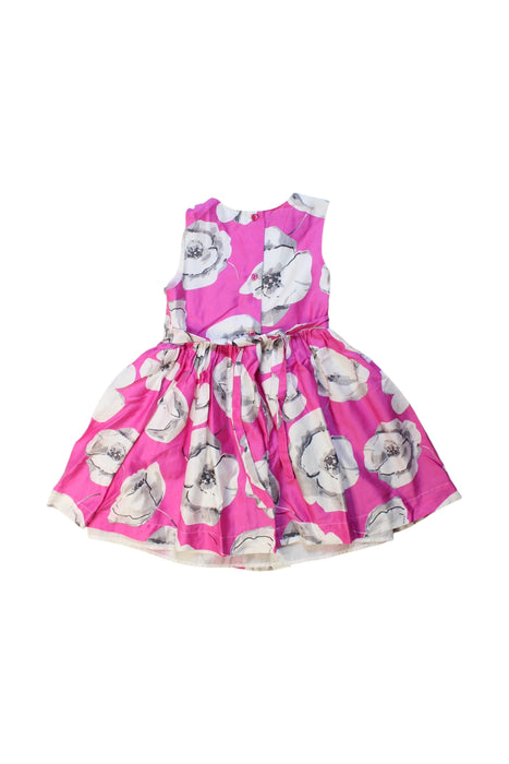 A Pink Sleeveless Dresses from RJR.John Rocha in size 3T for girl. (Back View)
