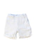 A White Shorts from Jim Thompson in size 2T for girl. (Front View)