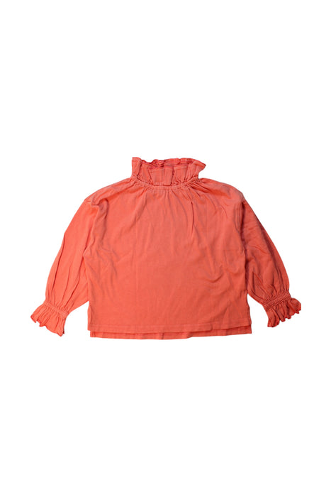 A Pink Long Sleeve Tops from Ocean & Ground in size 4T for girl. (Front View)