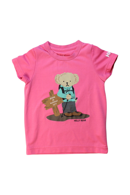 A Pink Short Sleeve T Shirts from Helly Hansen in size 3T for girl. (Front View)