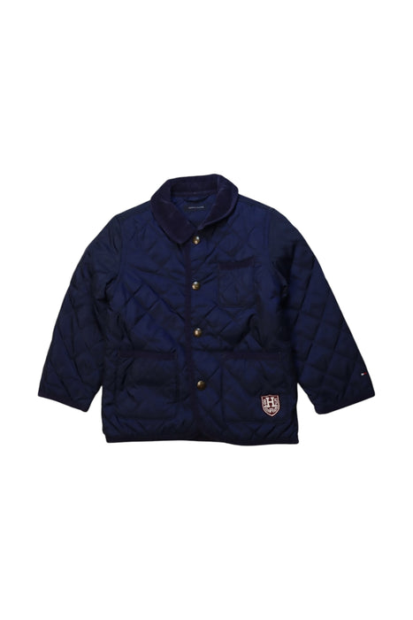 A Navy Puffer/Quilted Coats & Outerwear from Tommy Hilfiger in size 12-18M for neutral. (Front View)