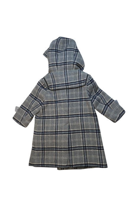 A Grey Coats from Nicholas & Bears in size 6-12M for neutral. (Back View)