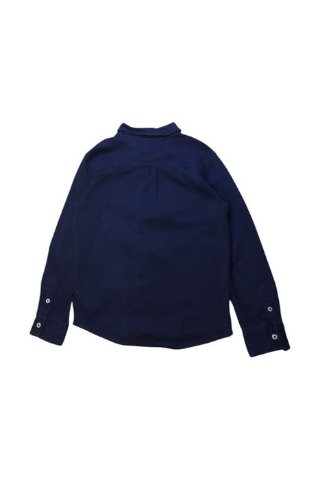 A Navy Long Sleeve Shirts from Polo Ralph Lauren in size 6T for boy. (Back View)