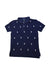 A Navy Short Sleeve Polos from Polo Ralph Lauren in size 5T for boy. (Front View)