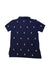 A Navy Short Sleeve Polos from Polo Ralph Lauren in size 5T for boy. (Back View)