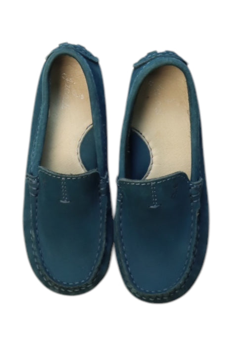 A Blue Loafers & Moccasins from Jacadi in size 5T for boy. (Back View)