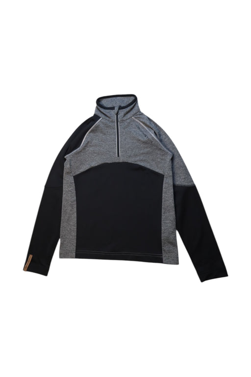 A Grey Active Tops from Obermeyer in size 8Y for neutral. (Front View)