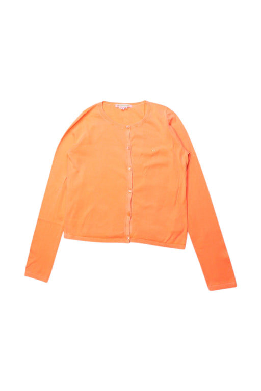 A Orange Cardigans from Bonpoint in size 10Y for girl. (Front View)