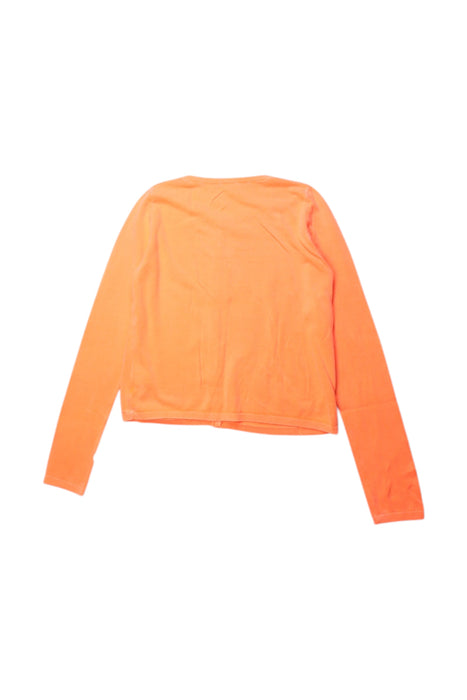 A Orange Cardigans from Bonpoint in size 10Y for girl. (Back View)
