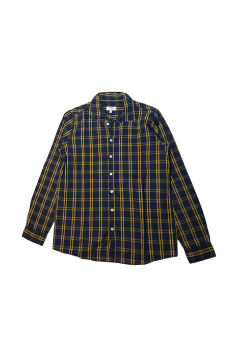 A Navy Long Sleeve Shirts from Cyrillus in size 14Y for boy. (Front View)