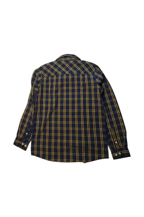 A Navy Long Sleeve Shirts from Cyrillus in size 14Y for boy. (Back View)