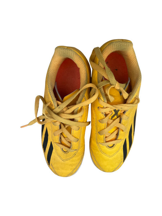 A Yellow Cleats/Soccer Shoes from Adidas in size 7Y for neutral. (Back View)