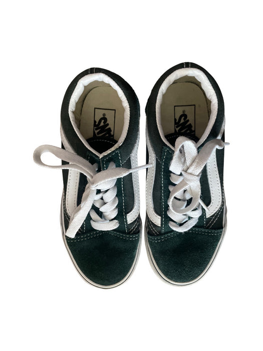 A Green Sneakers from Vans in size 6T for neutral. (Back View)