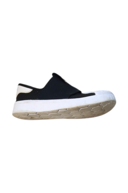 A Black Sneakers from Adidas in size 3T for neutral. (Front View)