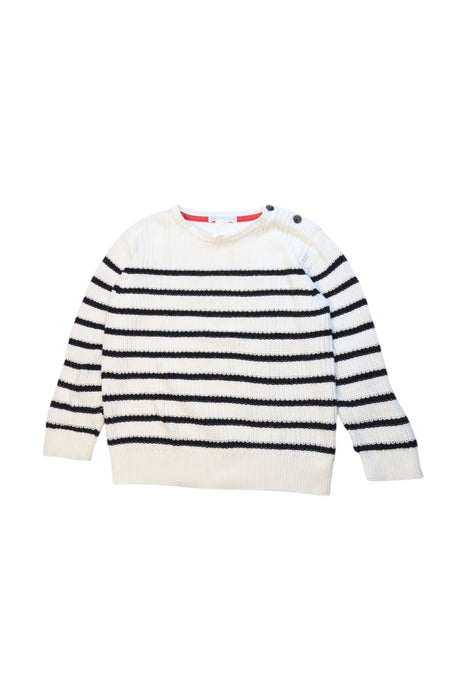 A Black Knit Sweaters from Janie & Jack in size 4T for neutral. (Front View)