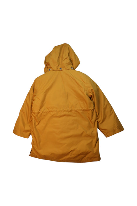 A Yellow Coats from Liewood in size 6T for neutral. (Back View)