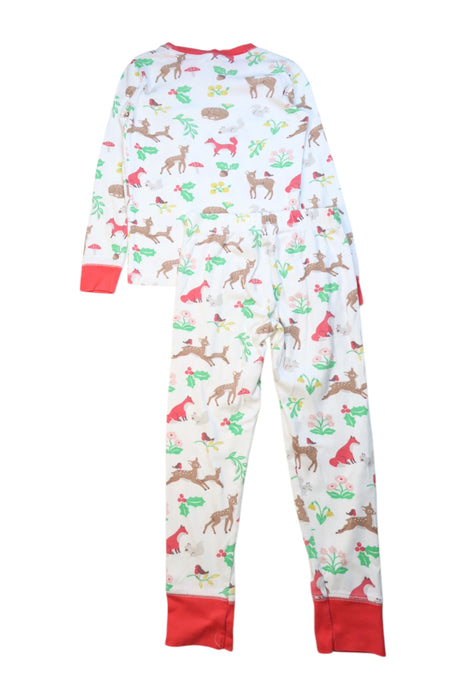 A Multicolour Pyjama Sets from Boden in size 6T for girl. (Back View)