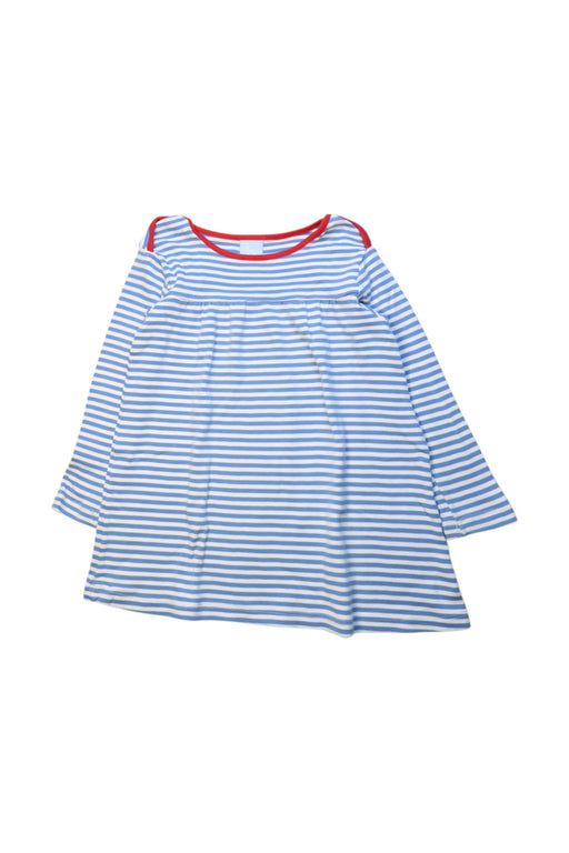 A Blue Long Sleeve Dresses from Bella Bliss in size 5T for girl. (Front View)