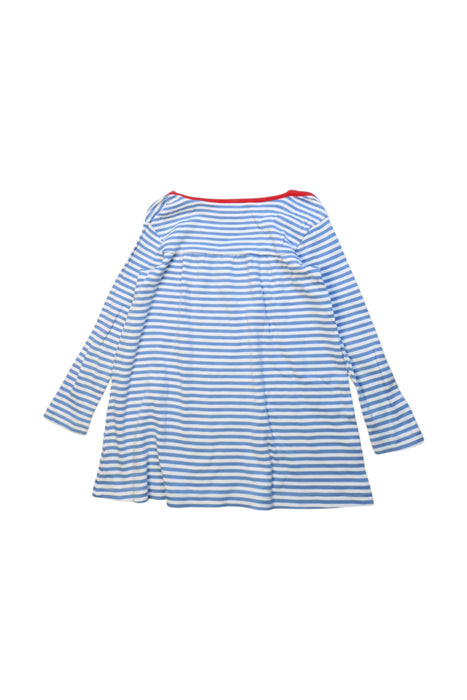 A Blue Long Sleeve Dresses from Bella Bliss in size 5T for girl. (Back View)