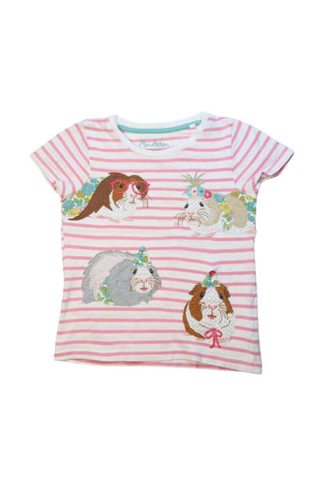 A Pink Short Sleeve Tops from Boden in size 5T for girl. (Front View)