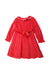 A Red Long Sleeve Dresses from Boden in size 6T for girl. (Back View)