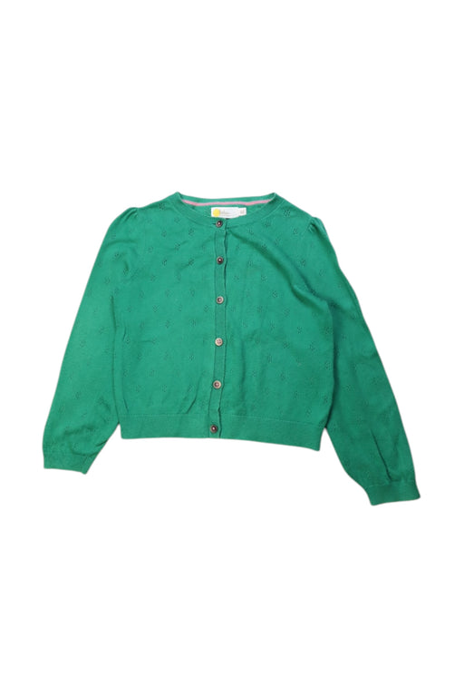 A Green Cardigans from Boden in size 6T for girl. (Front View)