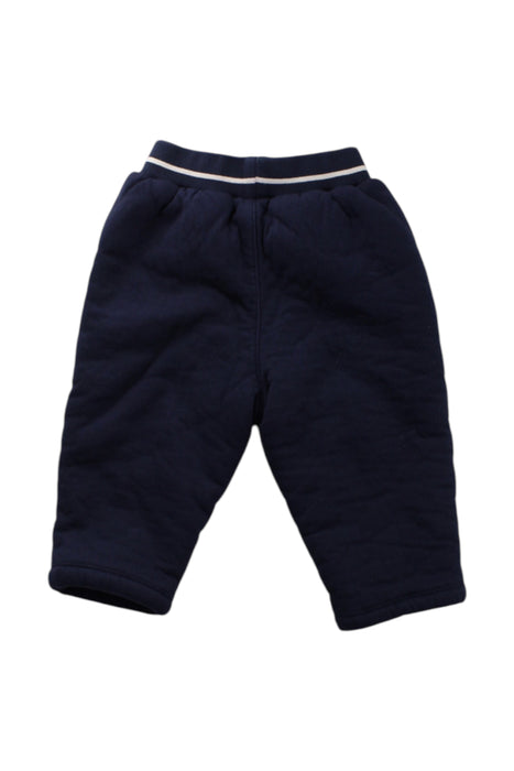 A Navy Sweatpants from Petit Bateau in size 12-18M for neutral. (Back View)