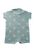 A Green Short Sleeve Rompers from Petit Bateau in size 6-12M for neutral. (Back View)