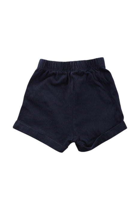 A Navy Shorts from Petit Bateau in size 6-12M for neutral. (Back View)