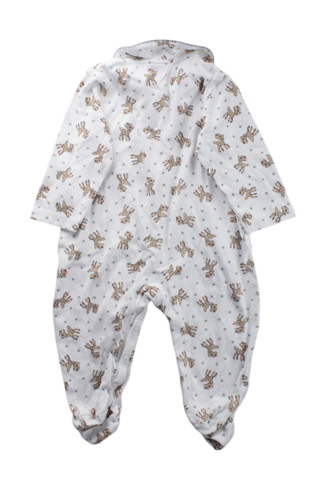 A White Onesies from Rachel Riley in size 6-12M for neutral. (Back View)