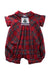 A Red Short Sleeve Rompers from Rachel Riley in size 6-12M for neutral. (Front View)