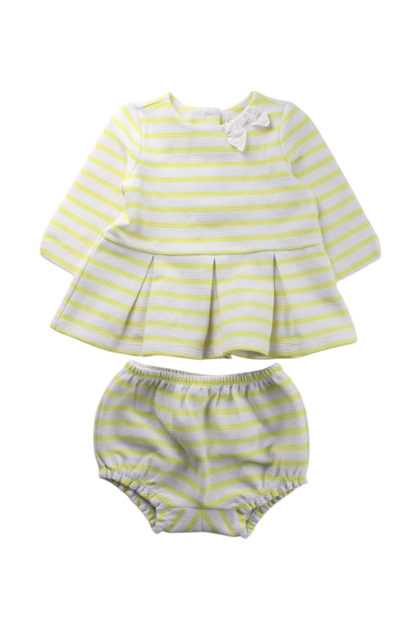 A Yellow Shorts Sets from Janie & Jack in size 18-24M for neutral. (Front View)