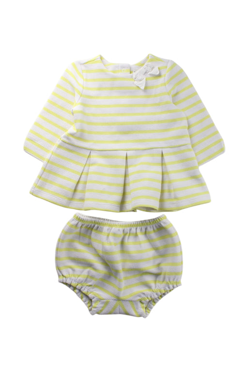 A Yellow Shorts Sets from Janie & Jack in size 18-24M for neutral. (Front View)