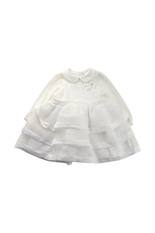 A White Dress Sets from Chicco in size 6-12M for girl. (Front View)