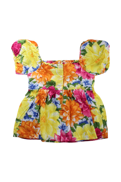 A Multicolour Short Sleeve Tops from Janie & Jack in size 8Y for girl. (Back View)