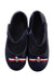 A Navy Flats from Avenue Kids in size 7Y for girl. (Back View)