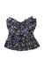A Multicolour Sleeveless Tops from Velveteen in size 4T for girl. (Front View)