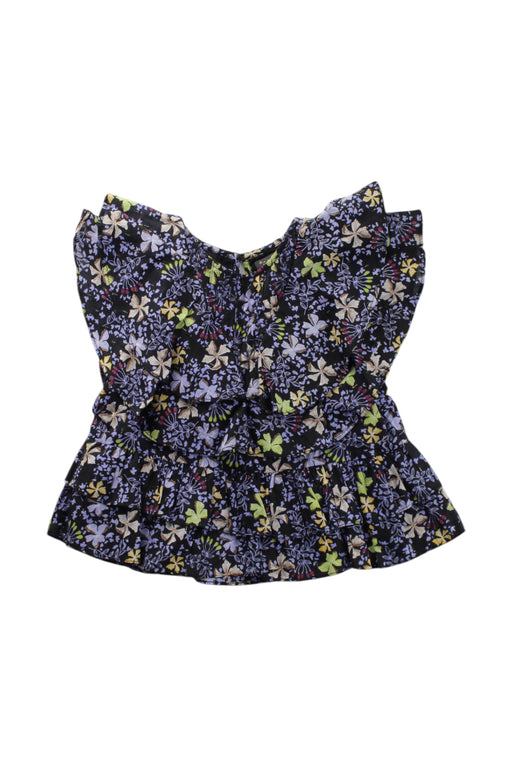 A Multicolour Sleeveless Tops from Velveteen in size 4T for girl. (Front View)