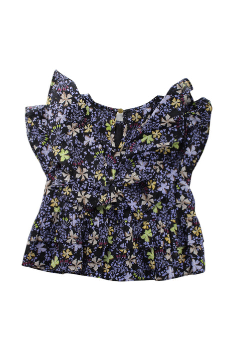 A Multicolour Sleeveless Tops from Velveteen in size 4T for girl. (Back View)