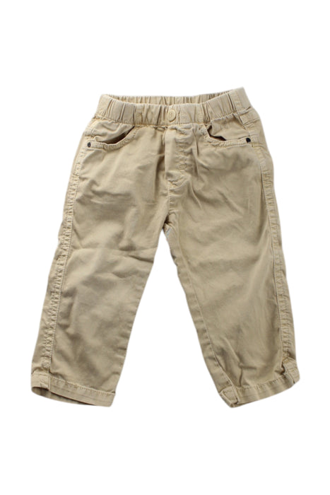 A Beige Casual Pants from Il Gufo in size 6-12M for neutral. (Front View)
