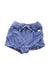 A Blue Shorts from Seed in size 6-12M for neutral. (Front View)