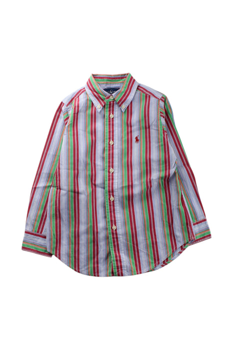 A Multicolour Long Sleeve Shirts from Ralph Lauren in size 4T for boy. (Front View)