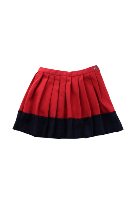 A Red Short Skirts from Jacadi in size 4T for girl. (Front View)