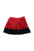 A Red Short Skirts from Jacadi in size 4T for girl. (Front View)