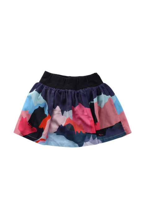 A Multicolour Short Skirts from Momonittu in size 6T for girl. (Back View)