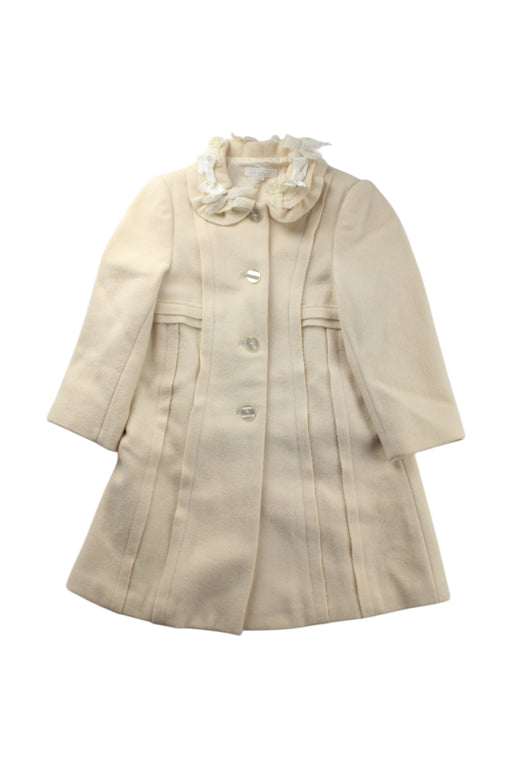 A Ivory Coats from Nicholas & Bears in size 3T for girl. (Front View)