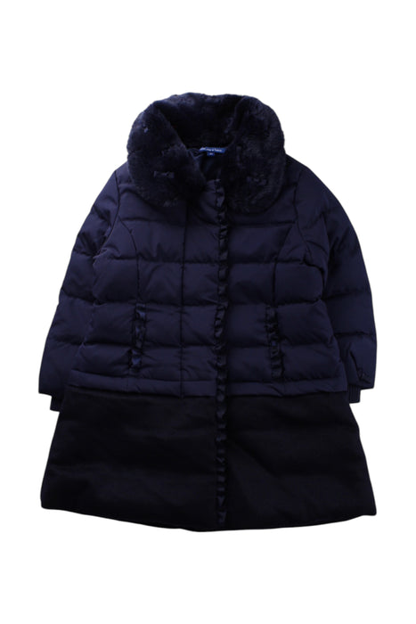 A Navy Puffer/Quilted Coats & Outerwear from Nicholas & Bears in size 2T for girl. (Front View)