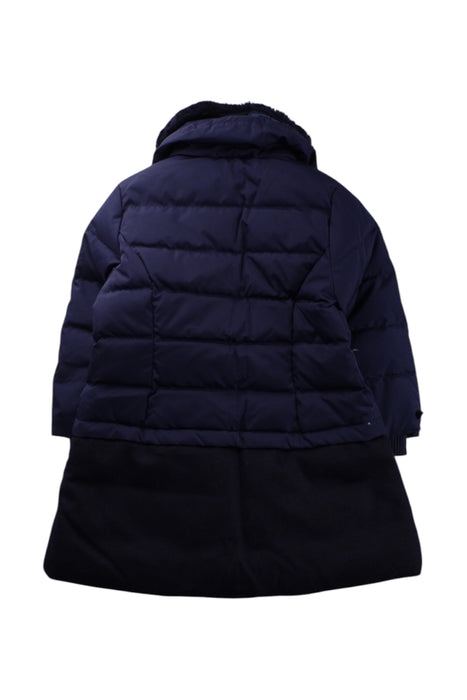 A Navy Puffer/Quilted Coats & Outerwear from Nicholas & Bears in size 2T for girl. (Back View)