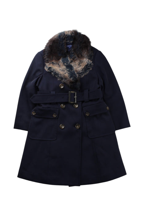 A Navy Coats from Nicholas & Bears in size 3T for girl. (Front View)