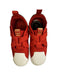 A Red Sneakers from Adidas in size 6T for neutral. (Back View)